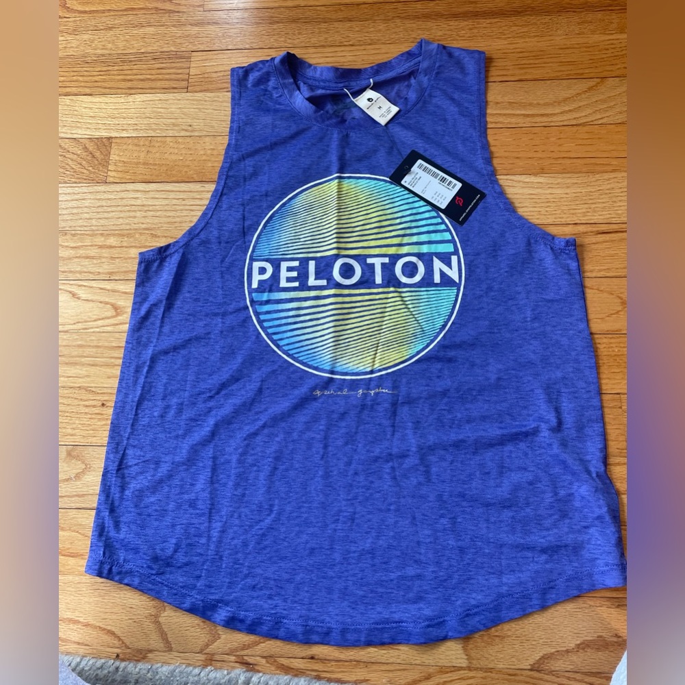 Spiritual Gangster for Peloton tank. Purple. With Tags